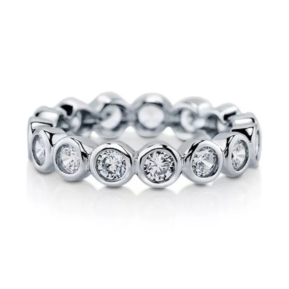 Chic Silver Starshine Finger Ring - Picture 2 of 4